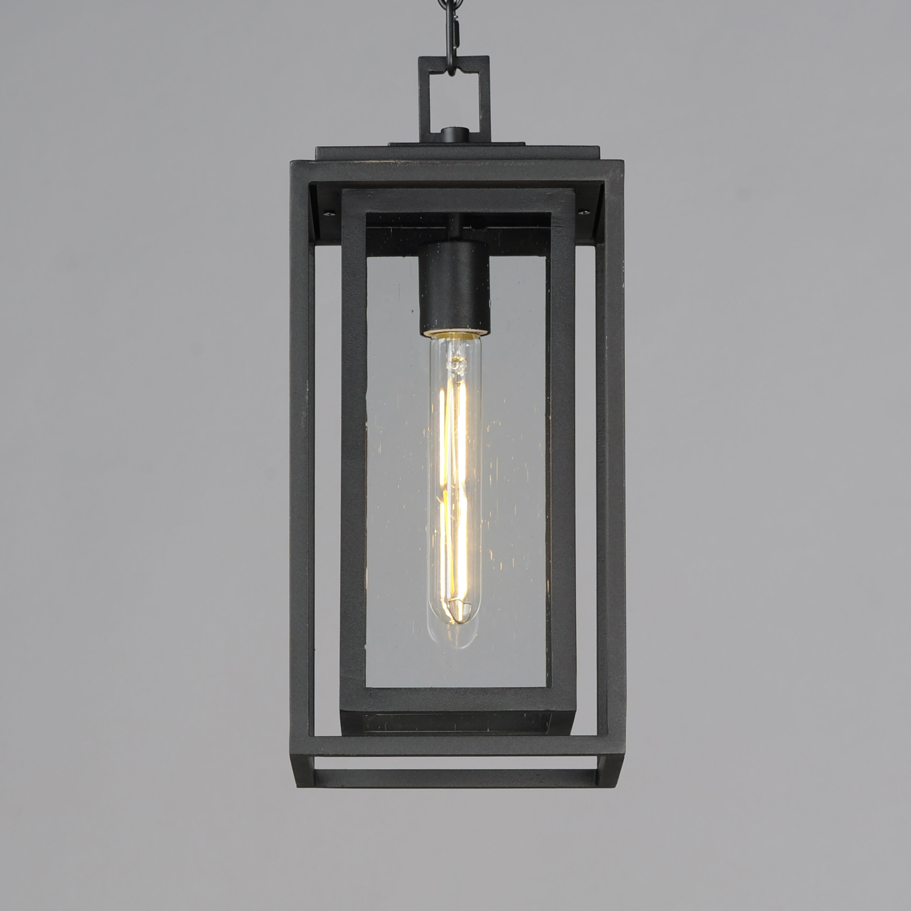 Cabana 1 Light 7 inch Black Outdoor Pendant