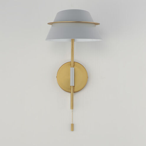 Lucas 1 Light 9.25 inch Natural Aged Brass Wall Sconce Wall Light