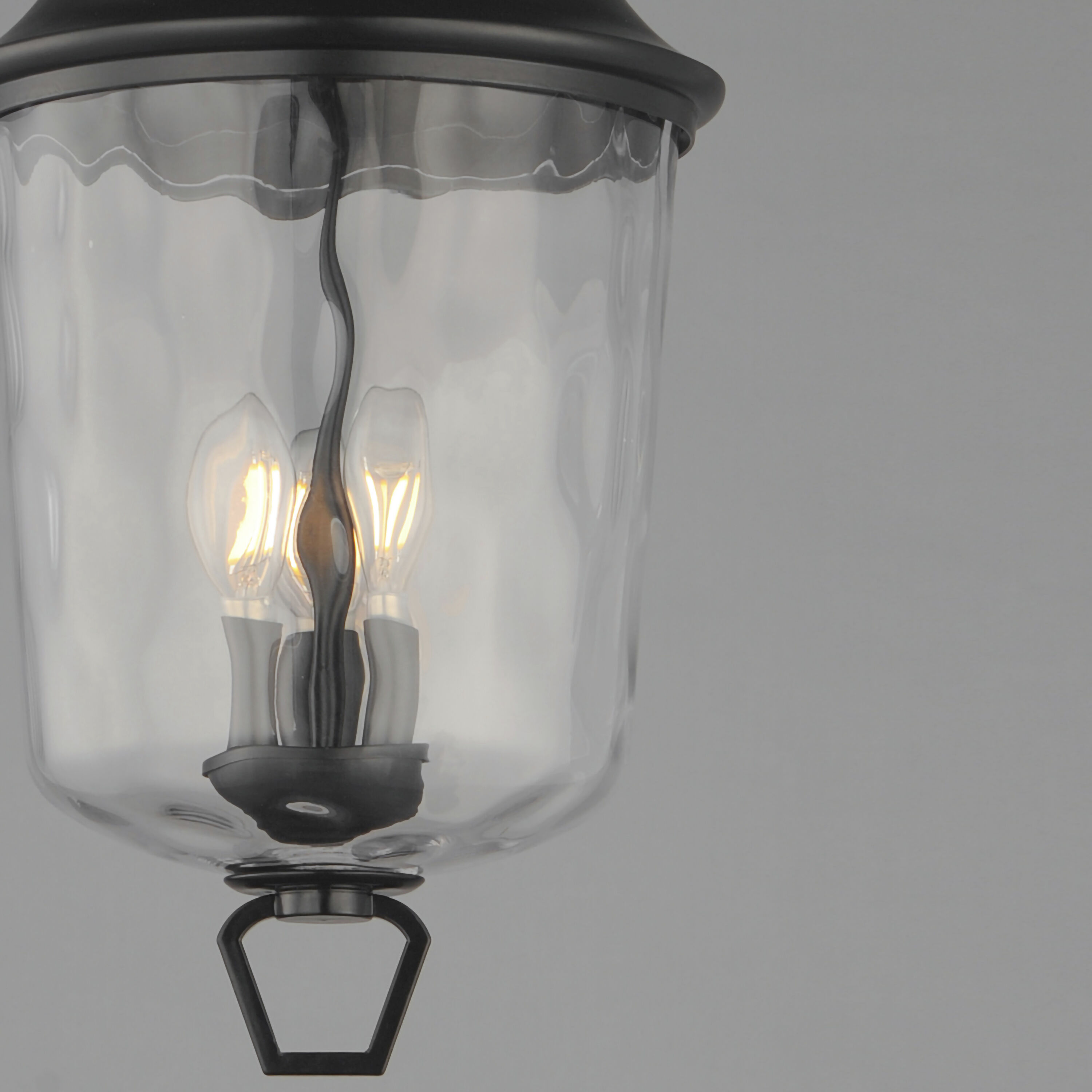 Prescott 3 Light 11 inch Dark Bronze Outdoor Pendant