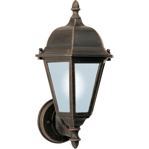 Westlake LED E26 LED 15 inch Rust Patina Outdoor Wall Mount