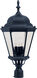 Westlake 3 Light 28 inch Black Outdoor Pole/Post Lantern