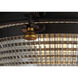 Portside 1 Light 11.75 inch Oil Rubbed Bronze and Antique Brass Outdoor Flush Mount