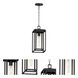 Cabana VX 1 Light 7 inch Black Outdoor Pendant