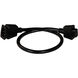CounterMax 120V Slim Stick 18 inch Black Under Cabinet Accessory