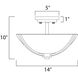 Deven 3 Light 14 inch Oil Rubbed Bronze Semi-Flush Mount Ceiling Light