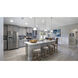 Aurora 1 Light 8 inch Satin Nickel Mini Pendant Ceiling Light