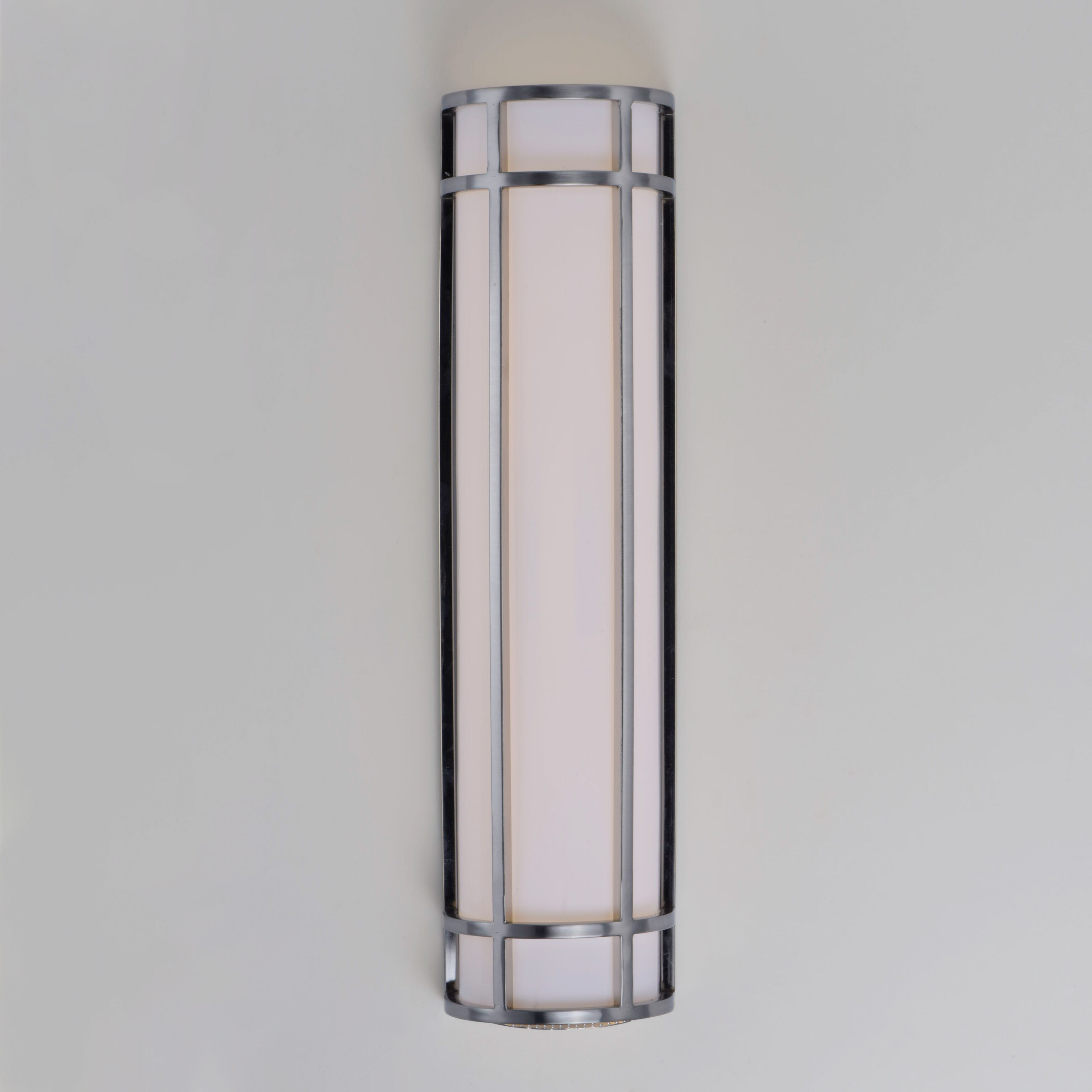 Moon Ray LED 24 inch Satin Nickel Outdoor Wall Sconce 