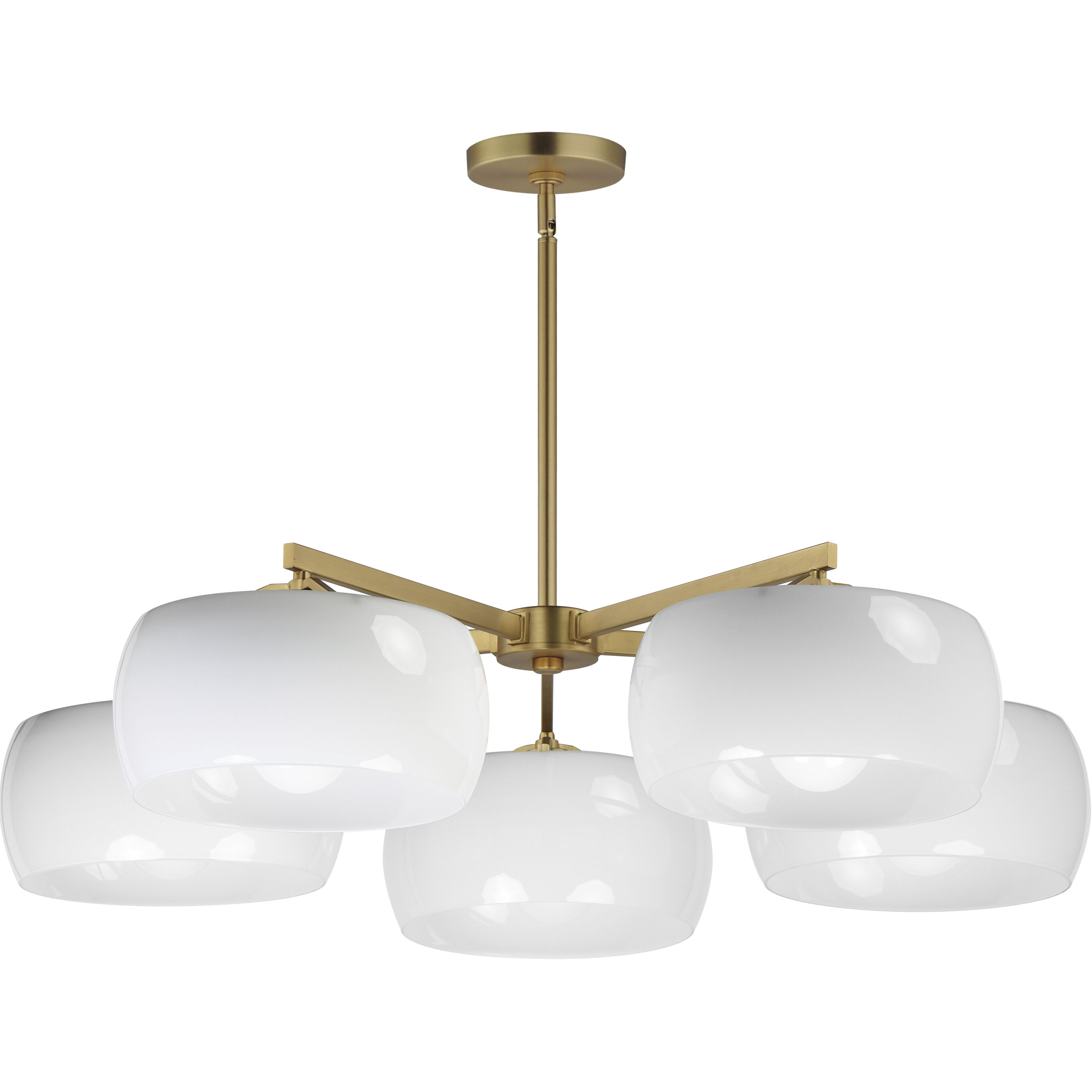 Glazed 5 Light 36.00 inch Chandelier