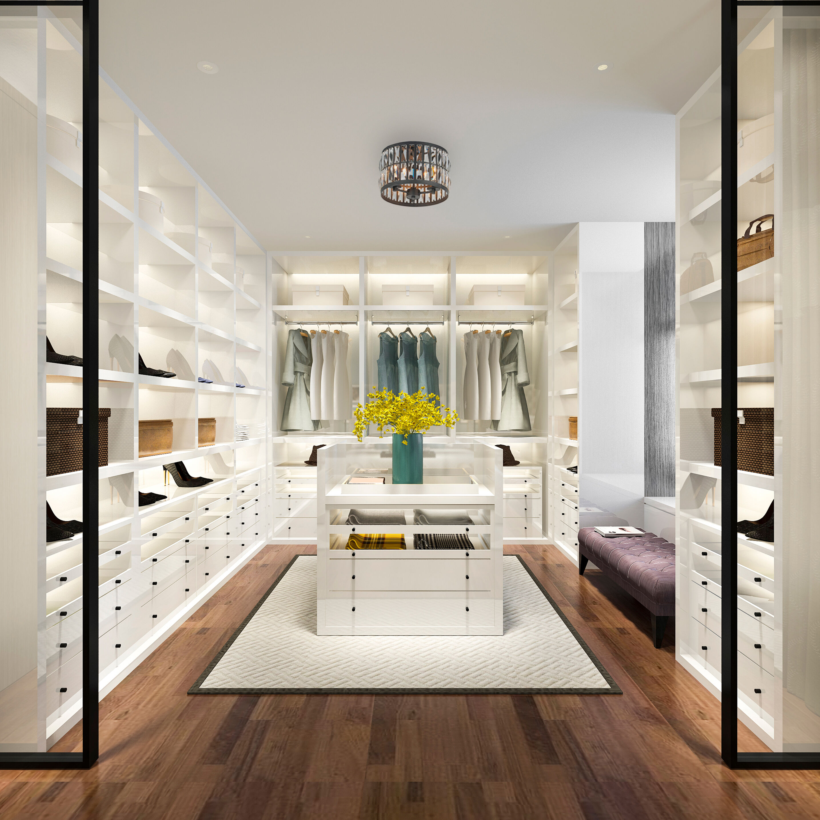 Flush mount ceiling light for closet on sale