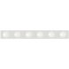 Essentials - 445x 6 Light 36 inch Polished Chrome Bath Vanity Wall Light