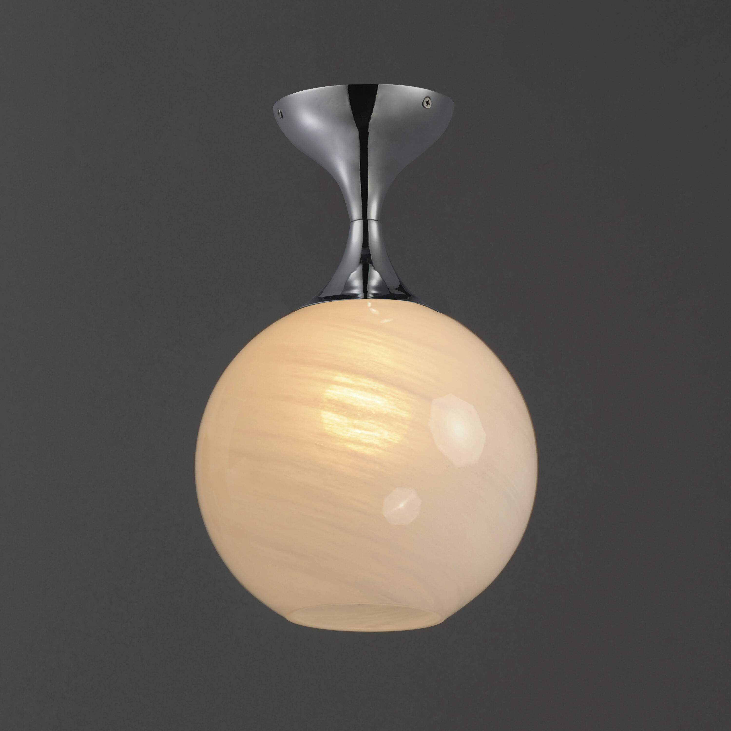 Neve 1 Light 9 inch Polished Chrome Semi-Flush Mount Ceiling Light