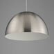 Tova 1 Light 20 inch Satin Nickel Single Pendant Ceiling Light