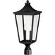 Sutton Place VX 2 Light 24.25 inch Black Outdoor Post Lantern