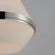 Giza 1 Light 16 inch Polished Nickel Single Pendant Ceiling Light
