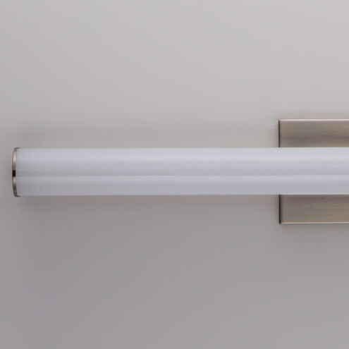 Rail LED 24 inch Satin Nickel Bath Vanity Wall Light