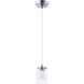 Mod LED 4 inch Satin Nickel Mini Pendant Ceiling Light