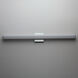 Rail LED 36 inch Polished Chrome Bath Vanity Wall Light