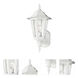 Builder Cast 1 Light 17 inch White Outdoor Wall Mount