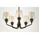 Goblet 5 Light 23 inch Bronze/Antique Brass Chandelier Ceiling Light in Bronze and Antique Brass