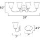 Logan 4 Light 28 inch Satin Nickel Bath Vanity Wall Light