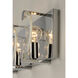 Looking Glass 2 Light 12.25 inch Polished Chrome ADA Wall Sconce Wall Light