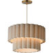 Penelope 4 Light 23.5 inch Natural Aged Brass Multi-Light Pendant Ceiling Light