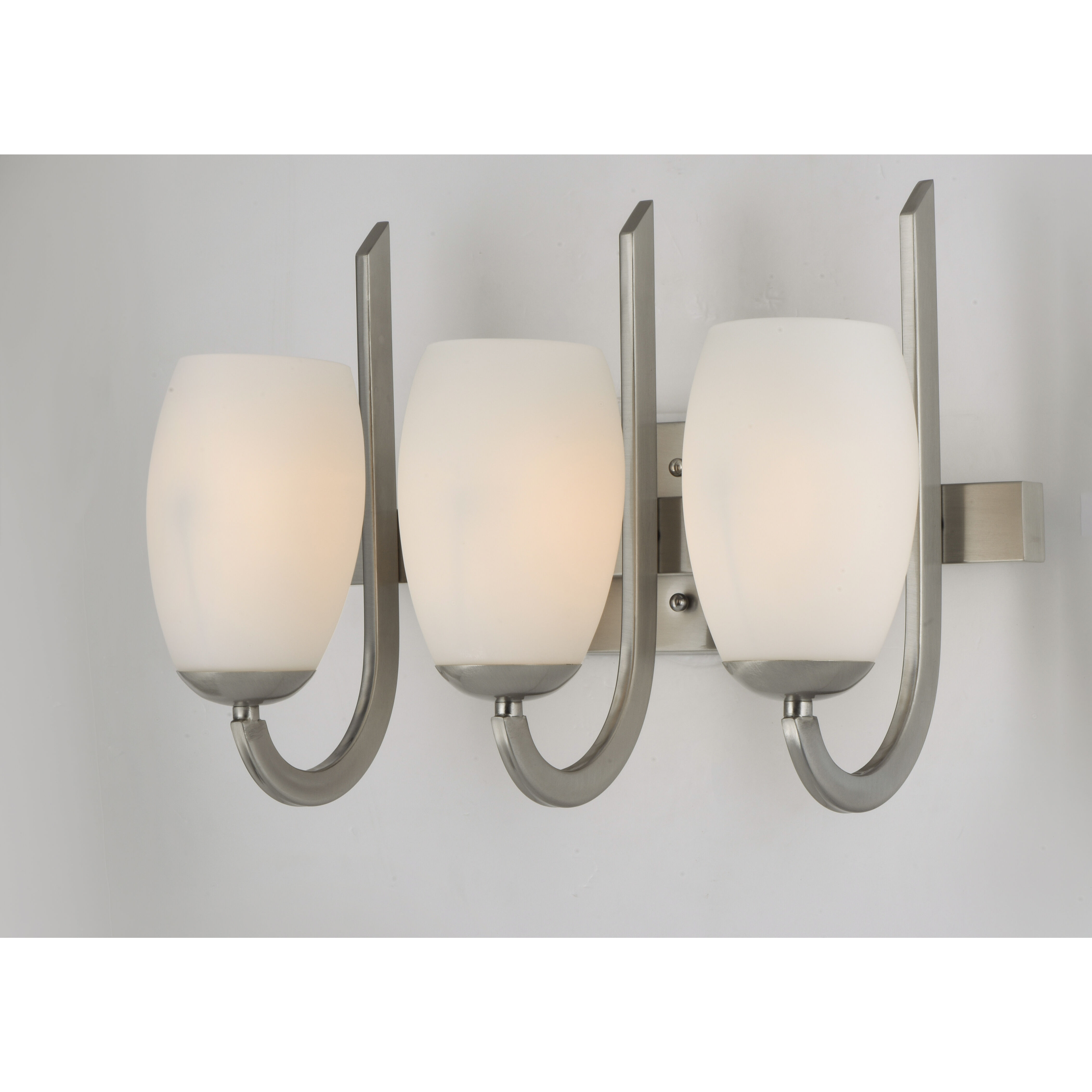 Taylor 3 Light 18 inch Satin Nickel Bath Vanity Wall Light