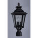 Knoxville 3 Light 19.5 inch Bronze Outdoor Pole/Post Mount