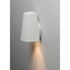 Mini LED 6 inch White Outdoor Wall Mount