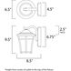 Balboa DC 1 Light 9.5 inch Copper Oxide Outdoor Wall Mount