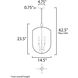 Provident 4 Light 14.5 inch Satin Nickel Chandelier Ceiling Light