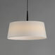Paramount LED 16 inch Black Single Pendant Ceiling Light