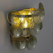 Loren 3 Light 15 inch Weathered Brass Wall Sconce Wall Light in Green Vintage