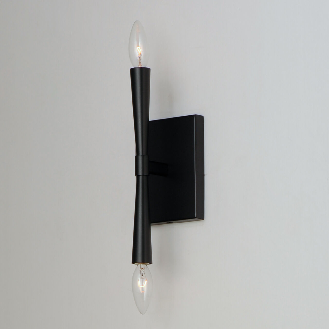 Rome 2 Light 5 inch Black ADA Wall Sconce Wall Light