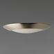 Diverse LED 11 inch Satin Nickel Flush Mount Ceiling Light