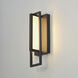 Formation VX LED 14 inch Black Outdoor Wall Mount