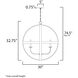 Compass 6 Light 30 inch Barn Wood and Black Single Pendant Ceiling Light