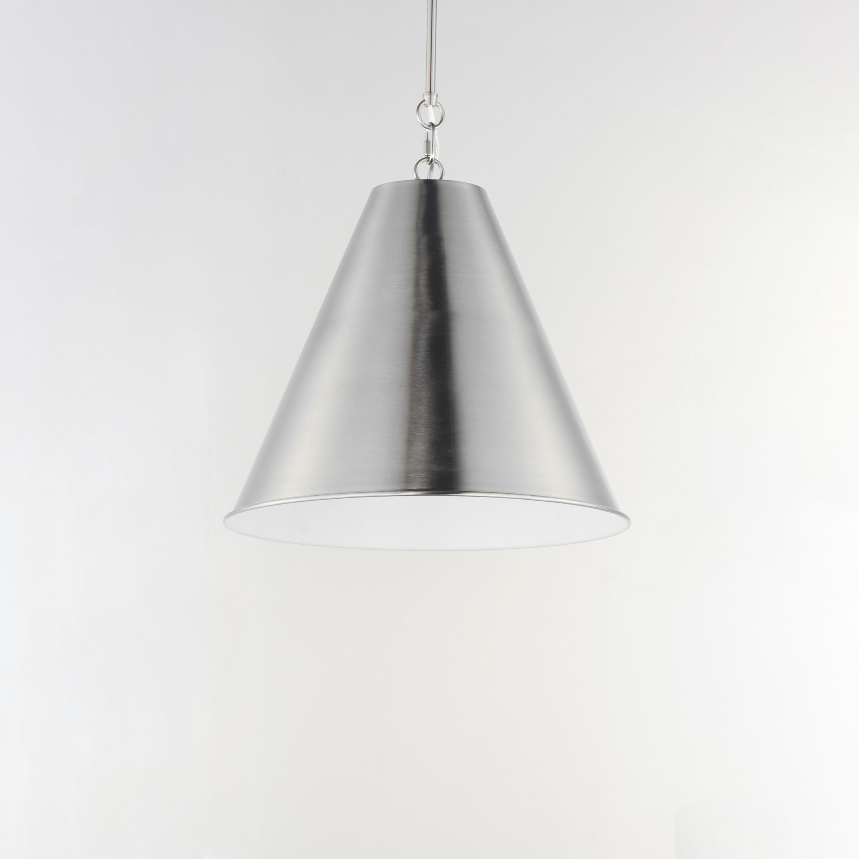Veritas 1 Light 18 inch Satin Nickel Single Pendant Ceiling Light