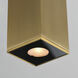 Culvert LED 2.5 inch Natural Aged Brass Outdoor Flush Mount