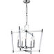 Lucent 5 Light 23.25 inch Polished Nickel Chandelier Ceiling Light