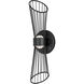 Zeta LED 4.75 inch Black Wall Sconce Wall Light