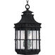 Nantucket 3 Light 8.5 inch Country Forge Outdoor Hanging Lantern