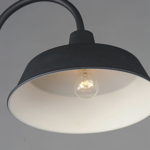 Pier M 1 Light 20.25 inch Black Outdoor Post Lantern, Post Lantern