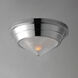 Hargreaves 1 Light 10 inch Polished Nickel Flush Mount Ceiling Light