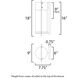 Focus LED 18 inch Black Outdoor Wall Mount