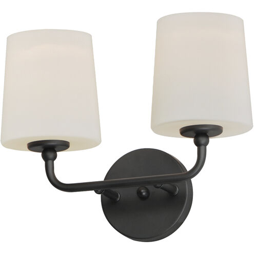 Bristol 2 Light 13 inch Black Wall Sconce Wall Light