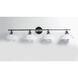 Willowbrook 4 Light 42.25 inch Polished Chrome Wall Sconce Wall Light