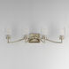 Rigata 4 Light 32.25 inch Satin Champagne Bath Vanity Wall Light