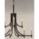 Lyndon 9 Light 32 inch Bronze/Antique Brass Chandelier Ceiling Light in Bronze and Antique Brass