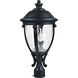Camden VX 3 Light 23 inch Black Outdoor Pole/Post Mount